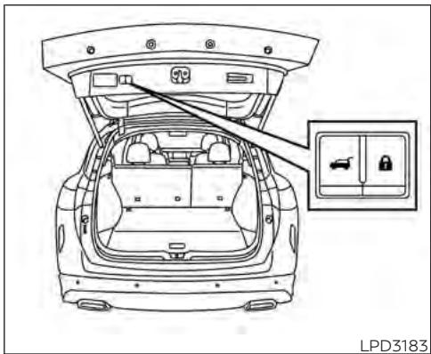 INFINITI QX55 (2022) - TRAPPE DU RÉSERVOIR DE CARBURANT - 1