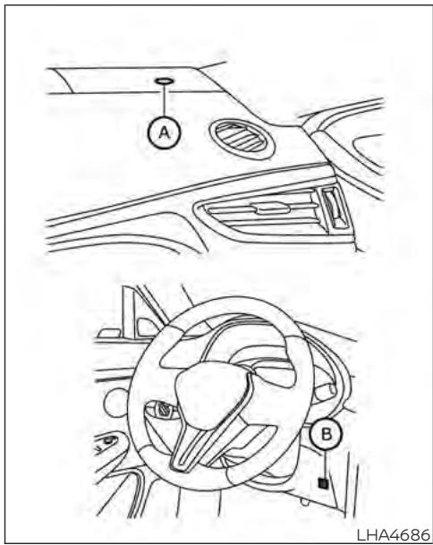 INFINITI QX55 (2022) - Interrupteur du dégivreur de lunette arrière et de rétroviseur extérieur (selon l'équipement) - 1