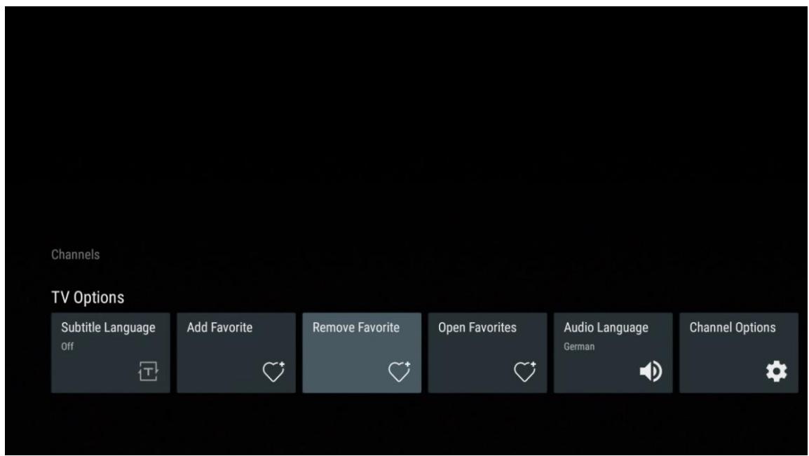 THOMSON 55QG4S14 - Supprimer le favorsi - 1