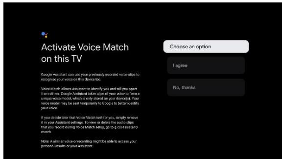 THOMSON 55QG4S14 - Confirmer ou refuser les services et fonctionnalités de Google - 3