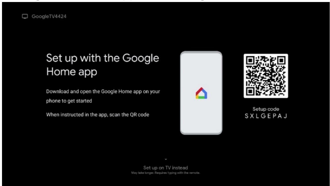 THOMSON 55QG4S14 - Configuration avec l'application Google Home - 1