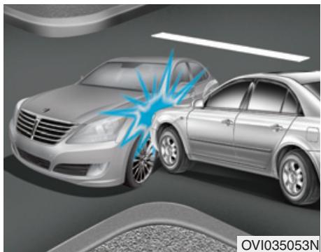 HYUNDAI Equus (2009-2016) - Situations où les coussins gonflables ne se déploieront pas - 3