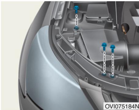 HYUNDAI Equus (2009-2016) - Remplacement des ampoules des phares avant, feux de position, clignotants, catadioptres, phares antibrouillard avant - 9