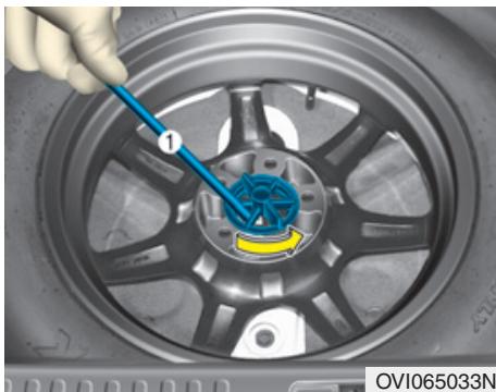 HYUNDAI Equus (2009-2016) - Enlever et ranger la roue de secours - 2
