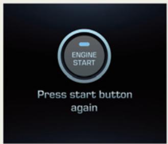 HYUNDAI Equus (2009-2016) - Press start button again (appuyer de nouveau sur le bouton de démarrage) - 1