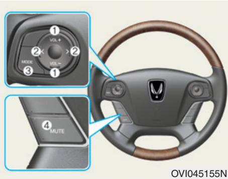 HYUNDAI Equus (2009-2016) - Commandes audio sur le volant - 1