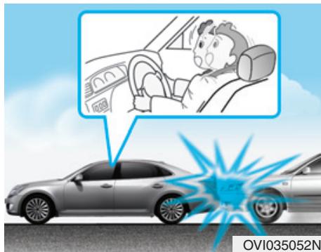 HYUNDAI Equus (2009-2016) - Situations où les coussins gonflables ne se déploieront pas - 2