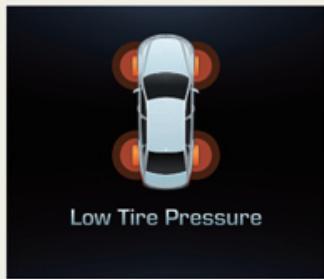 HYUNDAI Equus (2009-2016) - Low Tire Pressure (pression basse des pneus) - 1