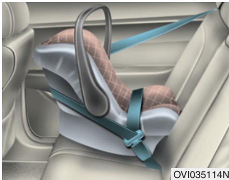 HYUNDAI Equus (2009-2016) - Sièges pour enfant faisant face à l'arrière - 1