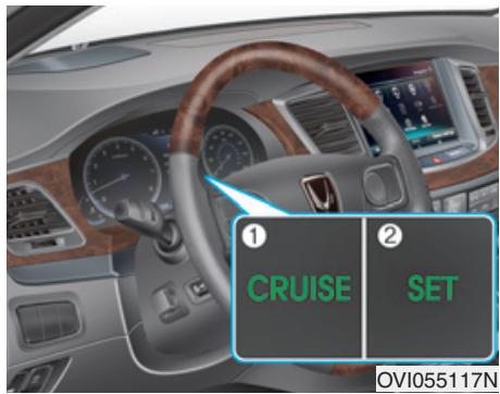 HYUNDAI Equus (2009-2016) - RÉGULATEUR DE VITESSE INTELLIGENT PERFECTIONNÉ (SI ÉQUIPÉ) - 1