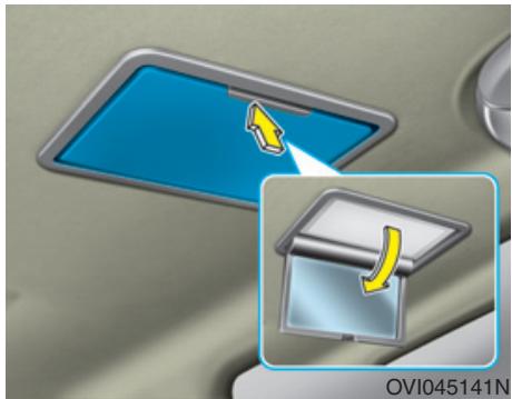 HYUNDAI Equus (2009-2016) - Miroir de courtoisie arrière (si équipé) - 1