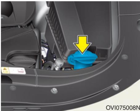 HYUNDAI Equus (2009-2016) - Vérification du niveau du liquide de lave-glace - 1