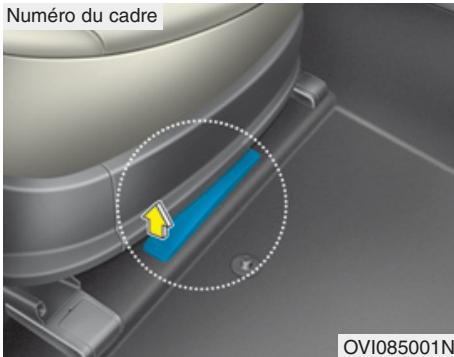 HYUNDAI Equus (2009-2016) - NUMÉRO D'IDENTIFICATION DU VÉHICULE (NIV) - 1