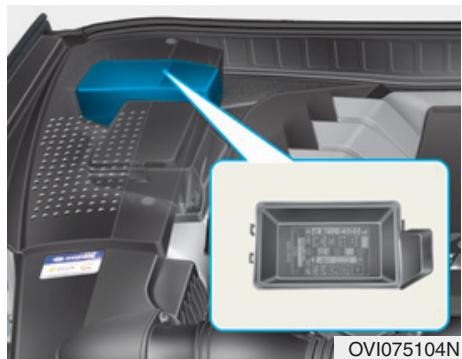 HYUNDAI Equus (2009-2016) - Description du panneau de fusible/relais - 3