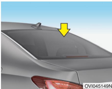 HYUNDAI Equus (2009-2016) - Antenne intégrée à la lunette arrière - 1