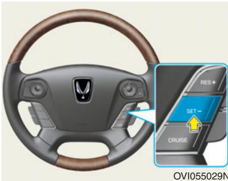 HYUNDAI Equus (2009-2016) - Vitesse du régulateur de vitesse intelligent - 2