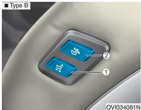 HYUNDAI Equus (2009-2016) - Commutateurs supplémentaires de réglage du siège du passager avant (si équipé) - 2