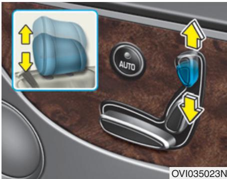 HYUNDAI Equus (2009-2016) - Soulever et abaisser l'appuie-tête - 1