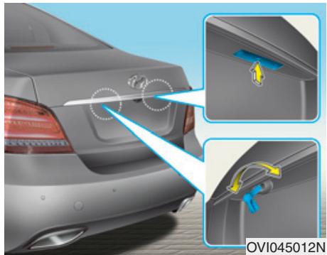 HYUNDAI Equus (2009-2016) - Coffre à ouverture/fermeture manuelles - 1