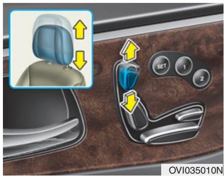 HYUNDAI Equus (2009-2016) - Avancer ou reculer l'appuie-tête - 1