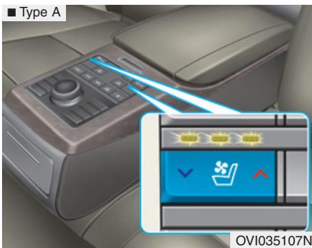 HYUNDAI Equus (2009-2016) - Régulation de la température du siège (si équipé) - 1