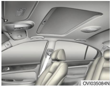 HYUNDAI Equus (2009-2016) - Coussin gonflable latéral de type rideau - 1