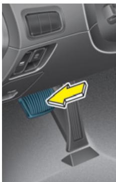HYUNDAI Equus (2009-2016) - Relâcher le frein de stationnement - 1