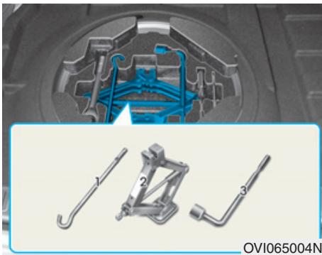 HYUNDAI Equus (2009-2016) - Cric et outils - 1