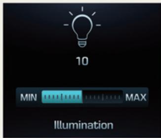 HYUNDAI Equus (2009-2016) - Réglage de la luminosité du tableau de bord - 2