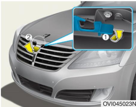 HYUNDAI Equus (2009-2016) - Ouverture du capot - 2