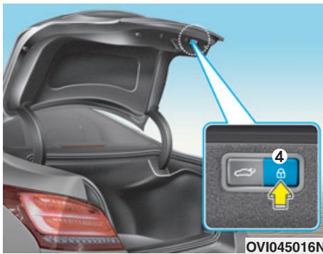 HYUNDAI Equus (2009-2016) - Coffre à ouverture/fermeture électriques (si équipé) - 4