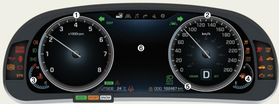 HYUNDAI Equus (2009-2016) - Assistance au stationnement arrière - 3
