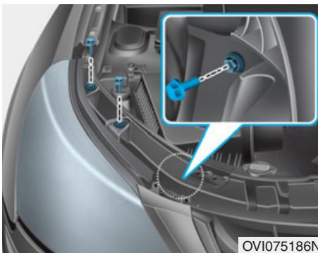 HYUNDAI Equus (2009-2016) - Remplacement des ampoules des phares avant, feux de position, clignotants, catadioptres, phares antibrouillard avant - 10