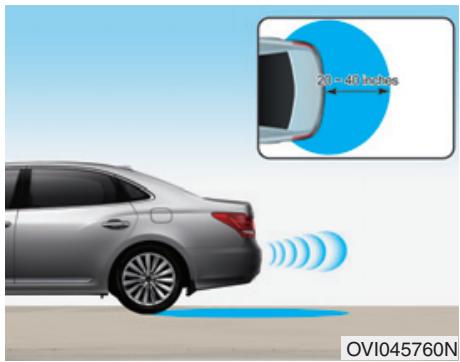 HYUNDAI Equus (2009-2016) - Zone de détection - 1