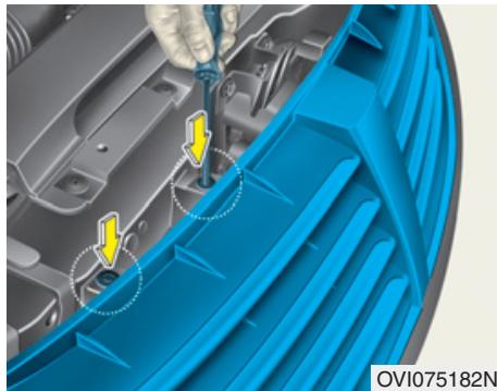 HYUNDAI Equus (2009-2016) - Remplacement des ampoules des phares avant, feux de position, clignotants, catadioptres, phares antibrouillard avant - 8