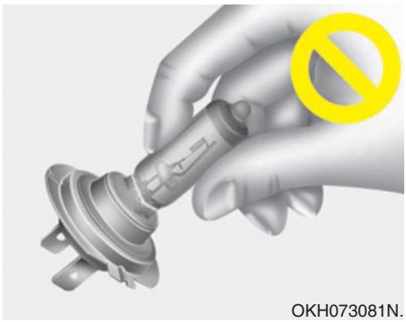 HYUNDAI Equus (2009-2016) - Ampoules des phares avant (à ampoules), clignotants, feux de position, catadioptres latéraux et phares antibrouillard. - 1