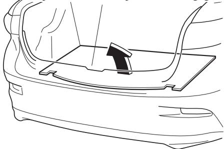 MAZDA 3 (2013-2017) - Pour retirer la roue de secours - 1