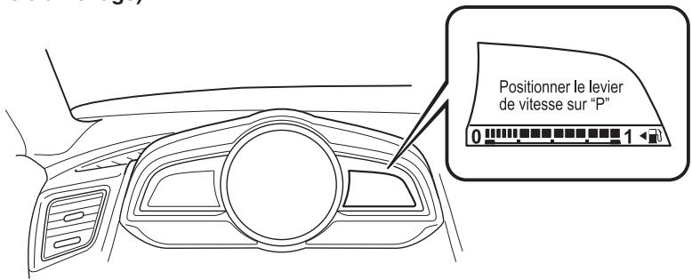 MAZDA 3 (2013-2017) - Message indiqué dans l'affichage multi-informations - 1
