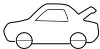 MAZDA 3 (2013-2017) - Touche de coffre (4 portes) - 1