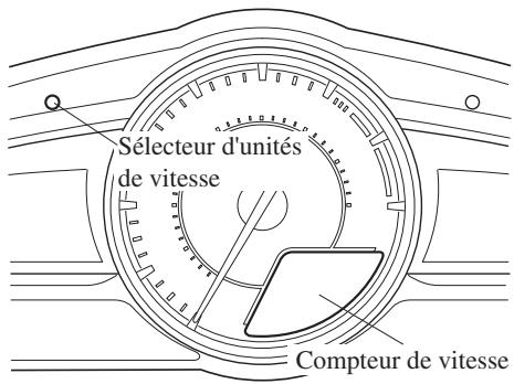 MAZDA 3 (2013-2017) - ▼ Sélecteur d'unités de vitesse (Tableau de bord de type A)\* - 1