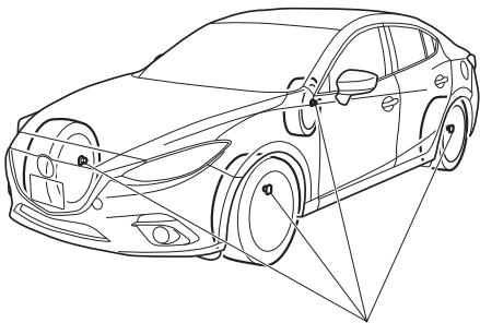 MAZDA 3 (2013-2017) - Système de surveillance de pression des pneus\* - 1