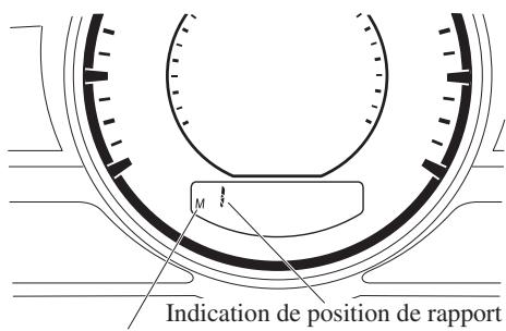 MAZDA 3 (2013-2017) - Indication de position de rapport - 3