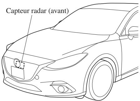 MAZDA 3 (2013-2017) - Capteur radar (avant)\* - 1