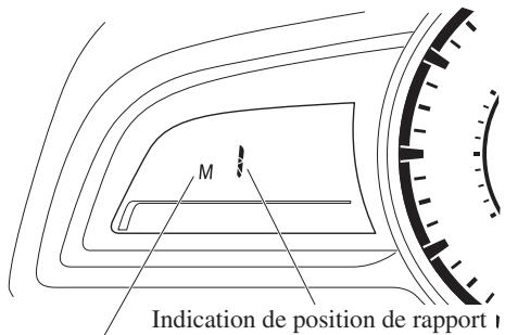MAZDA 3 (2013-2017) - Indication de position de rapport - 1