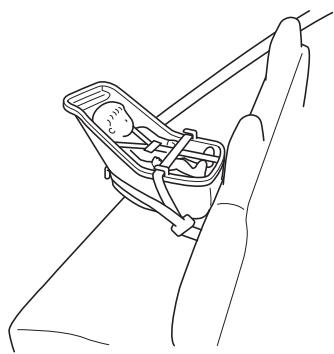 MAZDA 3 (2013-2017) - ▼ Position d'installation du dispositif de sécurité pour bébés - 1