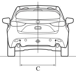 MAZDA 3 (2013-2017) - Emplacement d'installation du dispositif d'attelage de remorque (5 portes) - 2