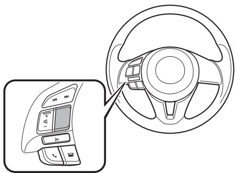 MAZDA 3 (2013-2017) - Fonctionnement de la commande audio au volant\* - 2