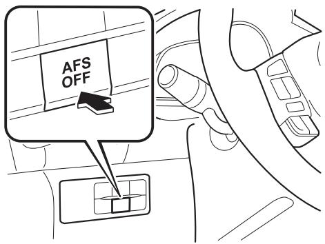 MAZDA 3 (2013-2017) - ▼Interrupteur AFS OFF - 1