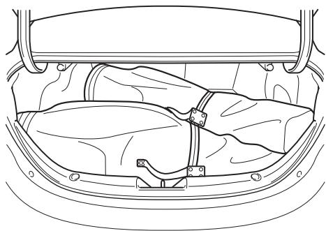 MAZDA 3 (2013-2017) - Chargement des sacs de golf (uniquement les véhicules à 4 portes) - 2