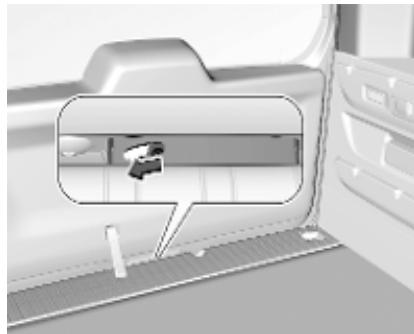OPEL Combo D Phase 1 (2018-2023) - Ouverture d'urgence du hayon depuis l'intérieur du vehicule - 1